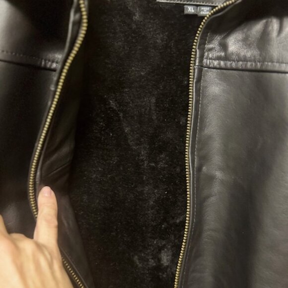 Men's XL leather jacket - Picture 4 of 5